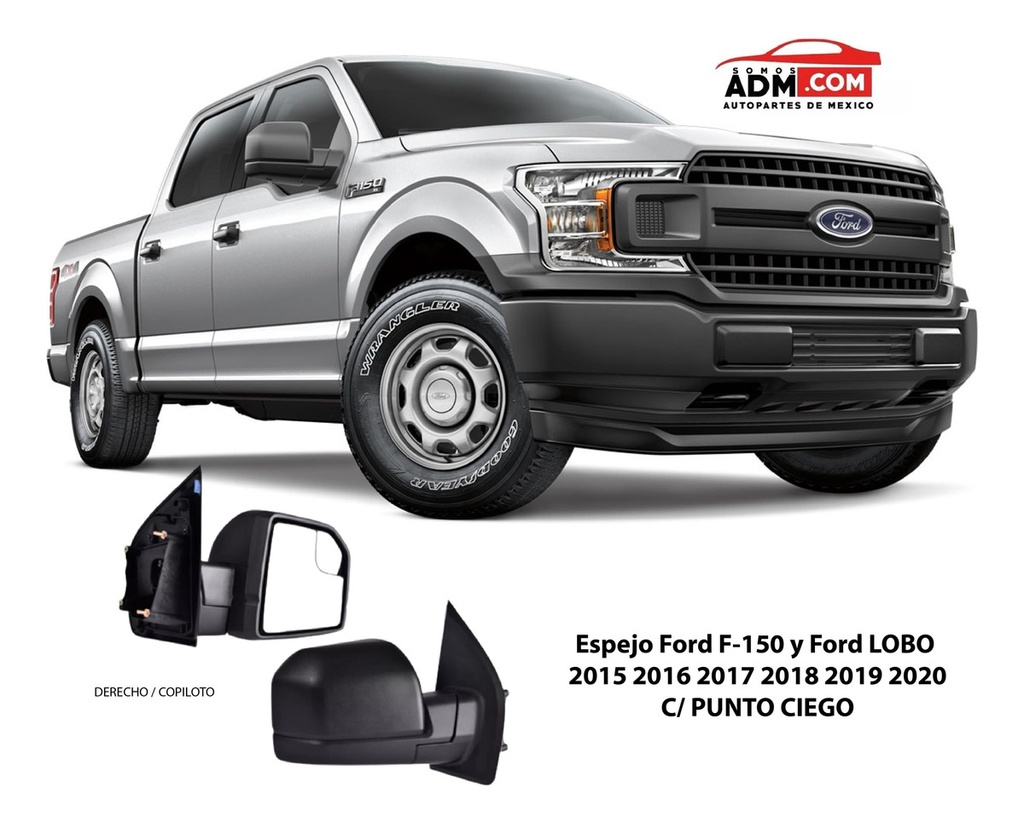 Espejo Ford F-150 2015 2016 2017 2018 2019 2020 Pw