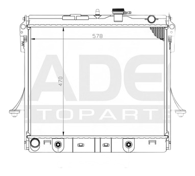 Radiador Hummer H3 2006-2010