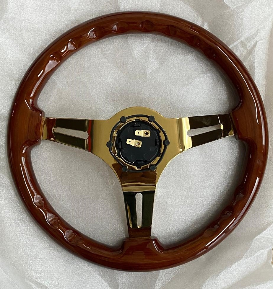 Volante Bronx Madera Titanium Claro Univ