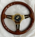 Volante Bronx Madera Titanium Claro Univ