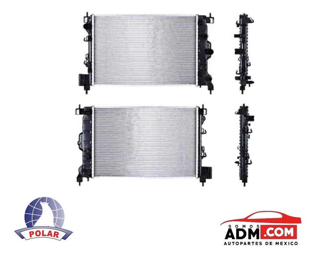 Radiador Chevrolet Sonic 2012 2013 2014 2015 2016 Polar