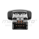 BOTON DE INTERMITENTES RN DUSTER 13-16  8 PINS NEGRO 12VCC GENERICA  Delantera  