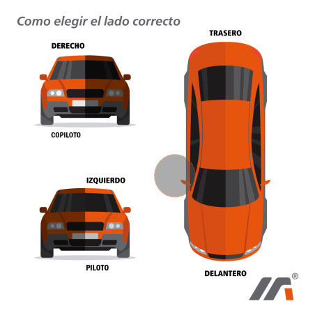 CHAPA PUERTA FD EXPLORER 95-01 / SPORT TRAC 01-05 / MR MOUNTAINEER 95-01 DELANTERA IZQ