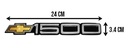 EMBLEMA LETRERO CV 1500 CROMO