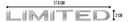 Emblema Letras Ford Limited Universal Cromo