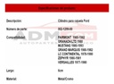 Cilindro Para Cajuela Ford Con Llaves
