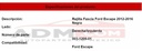 Rejilla Fascia Ford Escape 2012-2016 Negra