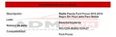 Rejilla Fascia Ford Focus 2012-2014 S/hoyo P/faro