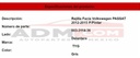 Rejilla Fascia Volkswagen Passat 2012-2015 P/pintar Gris