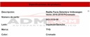 Rejilla Facia Delantera Volkswagen Vento 2016-2018 F/cromado