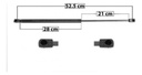 Amortiguador Para Cajuela Seat Ibiza 1999-2002