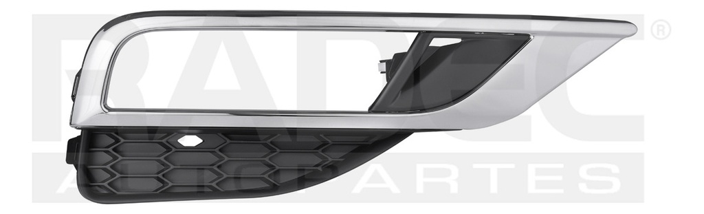 Rejilla Fascia Honda Cr-v 2015-2016 Con Hoyo Para Faro