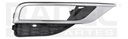 Rejilla Fascia Honda Cr-v 2015-2016 Con Hoyo Para Faro