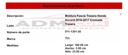 Moldura Fascia Trasera Honda Accord 2016-2017 Cromada