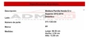 Moldura Parrilla Honda Cr-v Superior 2012-2014