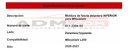 Moldura Fascia Mitsubishi L200 2020-2023 Inferior Delantera