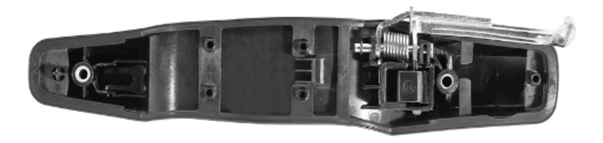Manija Exterior Negra Corrugada Para Chevrolet 2007-2014