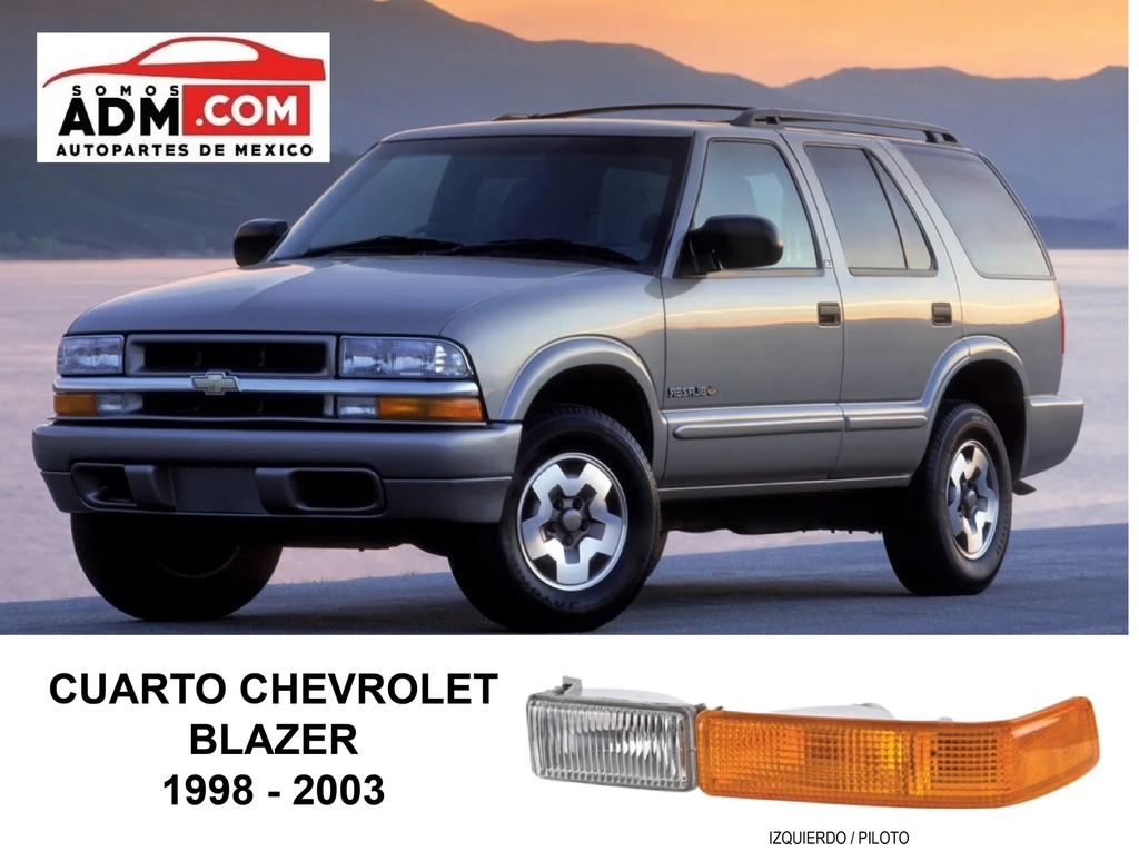 CUARTO FRONTAL CV S-10/BLAZER 98-03 BICO