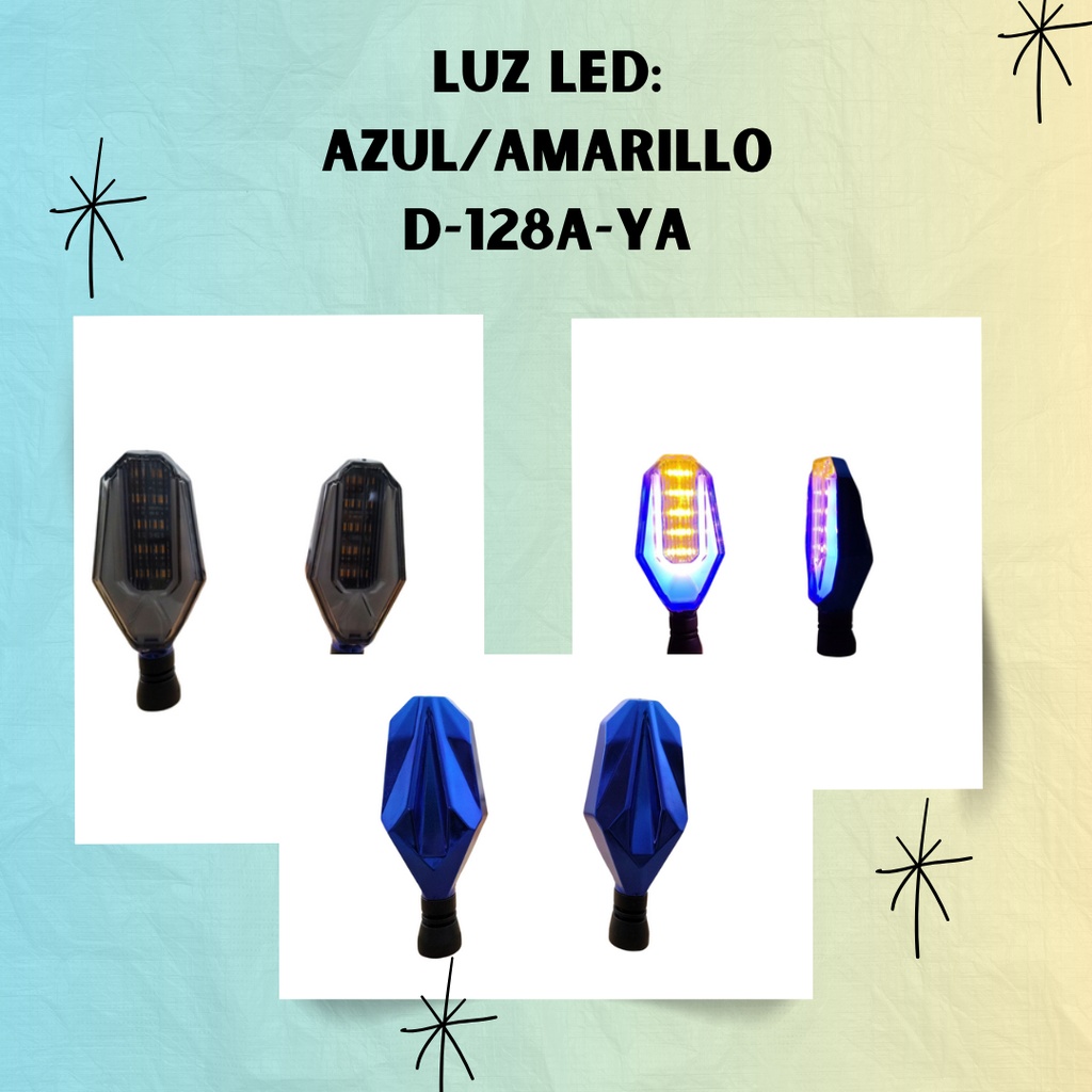 Direccional Moto Universal Led 2 Piezas