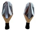 Direccional Plata Moto Universal Led 2 Piezas