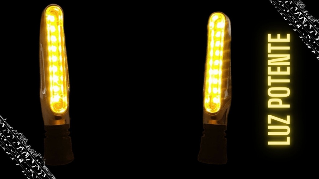 Direccional Moto Universal Led 2 Piezas