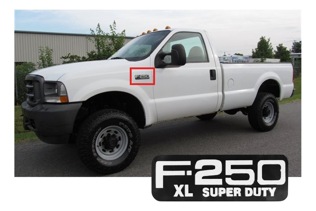 Emblema Letrero F-250 Xl Super Duty Ac I
