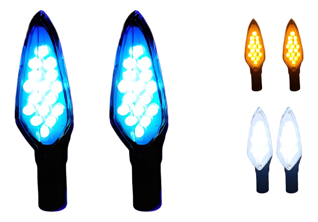Direccional Led Moto Universal 2 Piezas