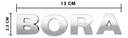 Emblema Letrero Bora Cromado C/adhesivo 2005-2010
