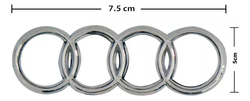 Emblema Logo Trasero Ad Cromo