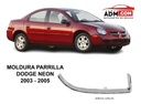 Moldura Parrilla Dg Neon Inferior Cromada Der