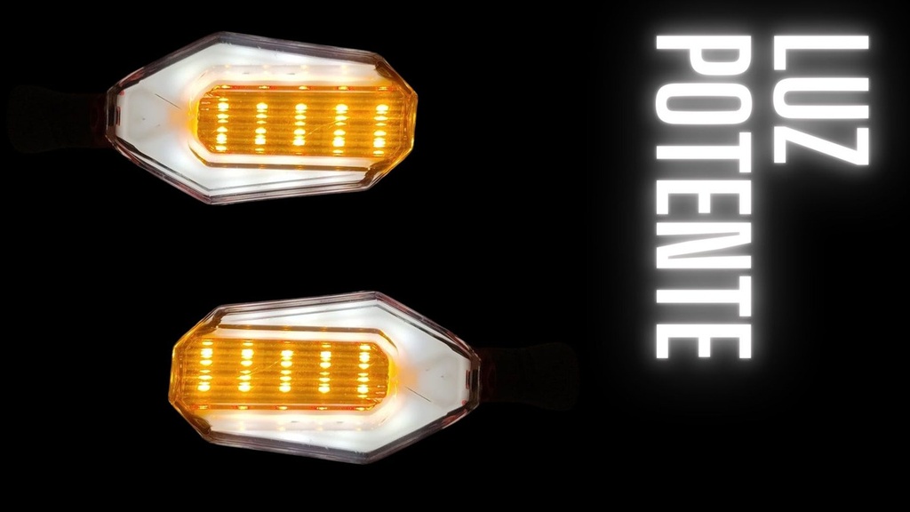 Direccional Moto Universal Led 2 Piezas
