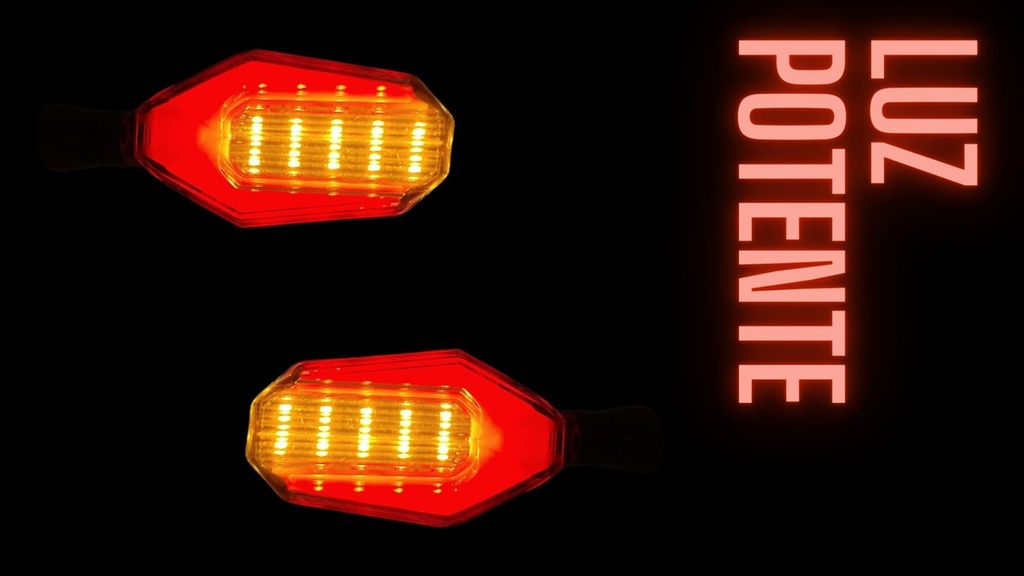 Direccional Moto Universal Led 2 Piezas