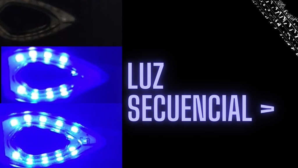 Direccional Serpiente Led Moto Universal 2 Piezas
