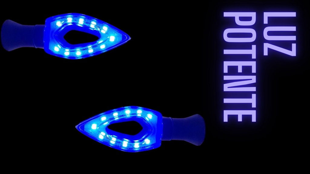 Direccional Serpiente Led Moto Universal 2 Piezas