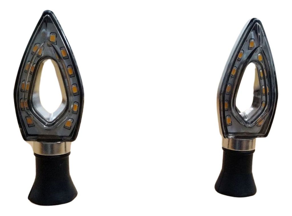 Direccional Serpiente Led Moto Universal 2 Piezas