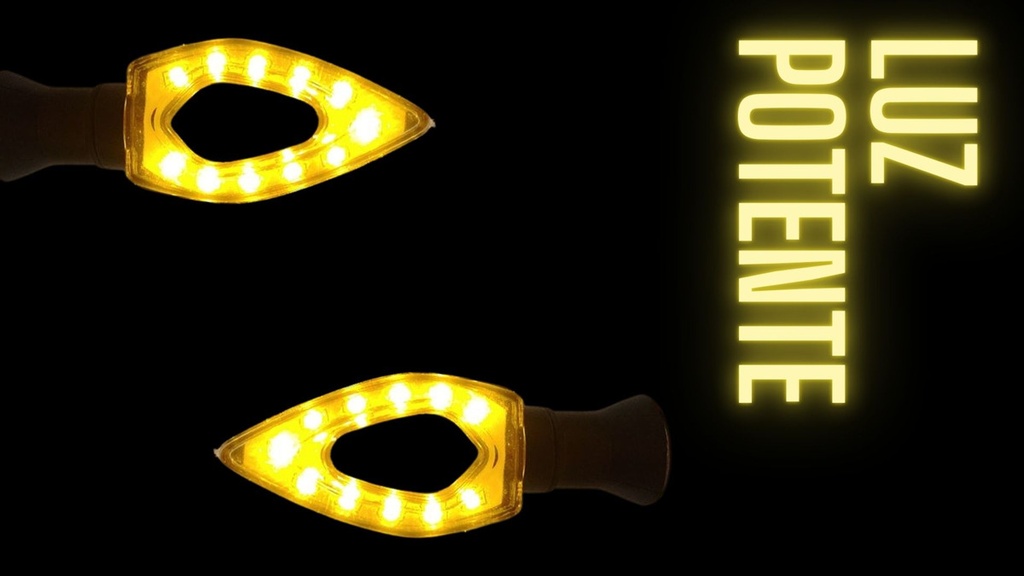 Direccional Serpiente Led Moto Universal 2 Piezas