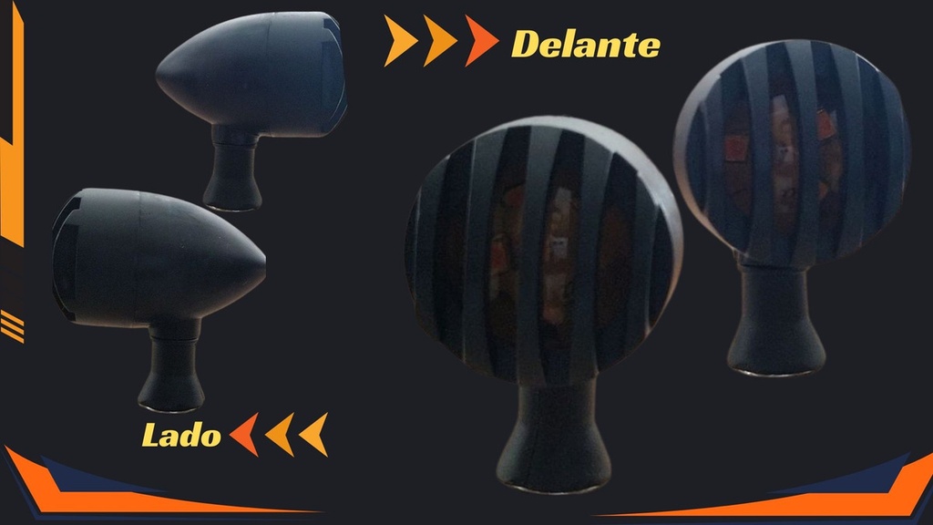 Direccional Iron Racing Moto Universal 2 Piezas