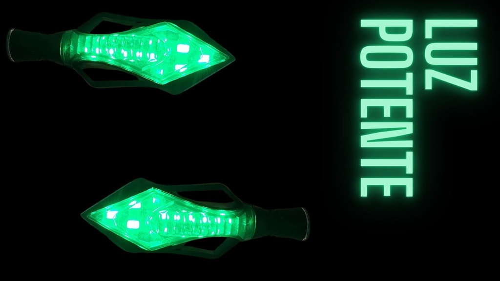 Direccional Led Moto Universal 2 Piezas