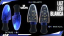 Direccional Led Cuerpo Blanco Moto Universal 2 Piezas