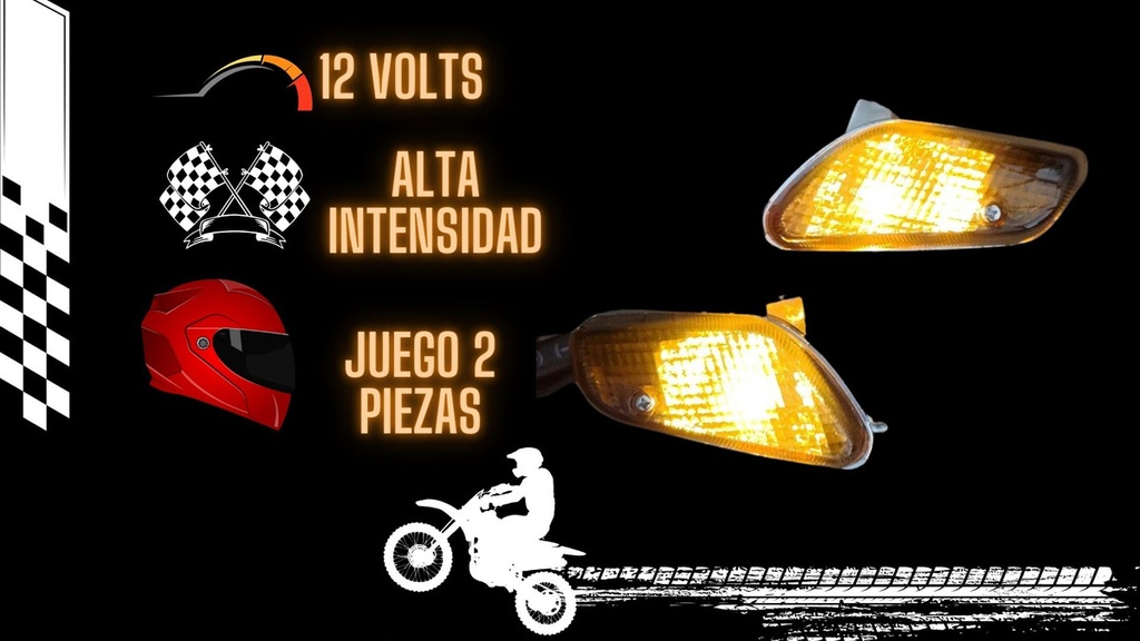 Direccional Yamaha Cripton Juego De 4 Piezas