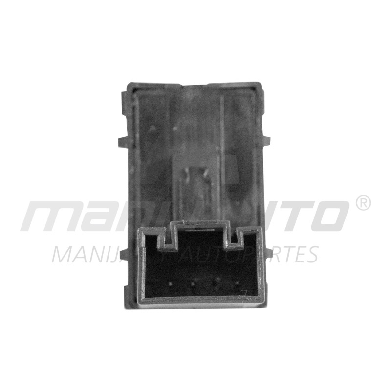 CONTROL ELECTRICO VW POLO/VENTO 13-22  DE CAJUELA 3 PINS 1 TECLA NEGRO FILO PLATA 12VCC MANIJAUTO Izquierdo Delantera  