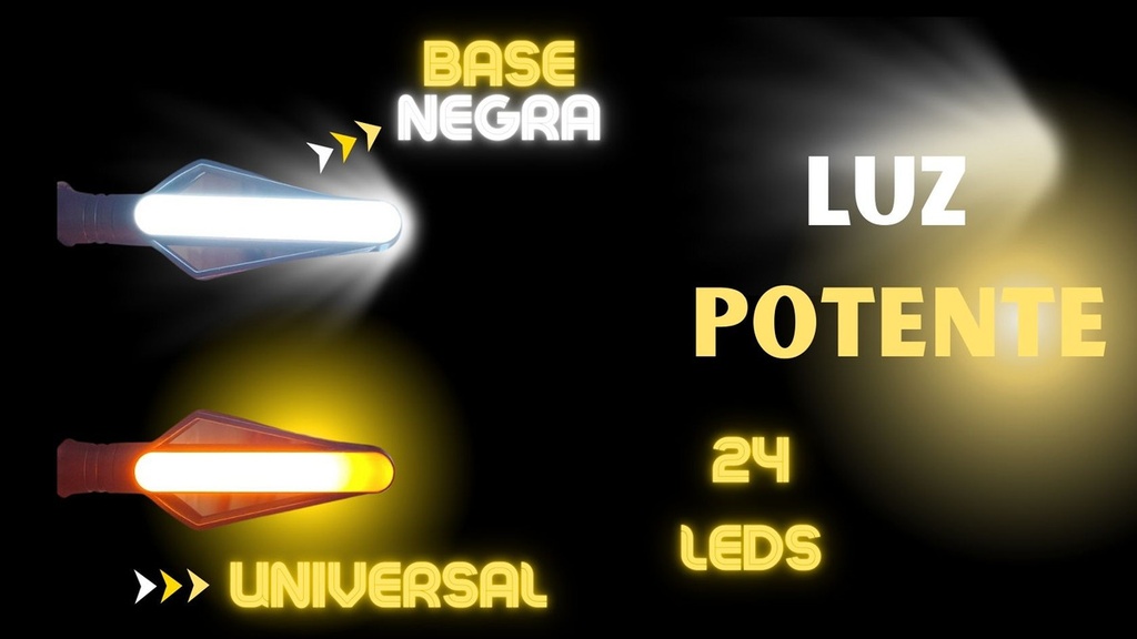Direccional Led Moto Universal 2 Piezas