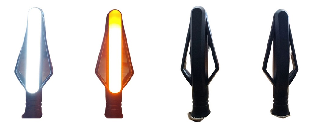 Direccional Led Moto Universal 2 Piezas