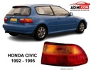 CALAVERA EXTERIOR HONDA CIVIC 92-95 4 PU