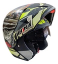 Casco Abatible Iron Racing Ir-105 Doble Mica Dot V