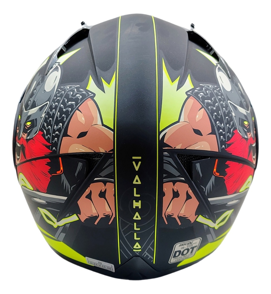 Casco Abatible Iron Racing Ir-105 Doble Mica Dot V