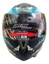 Casco Abatible Iron Racing Ir-105 Doble Mica Dot V