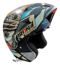 Casco Abatible Iron Racing Ir-105 Doble Mica Dot V