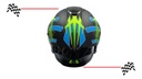 Casco Integral Iron Racing Visera Transparente Moto Dot
