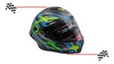 Casco Integral Iron Racing Visera Transparente Moto Dot